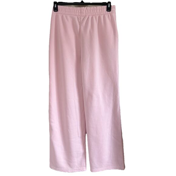 New with Tags Better Together Wide Leg Pink Sweatpants Size Large (31x29.5) - Picture 2 of 14